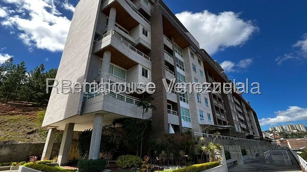 Modern apartment building exterior view