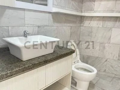 Bathroom with double vanity