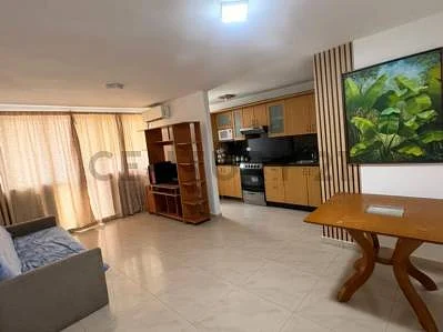 Dining room with table set