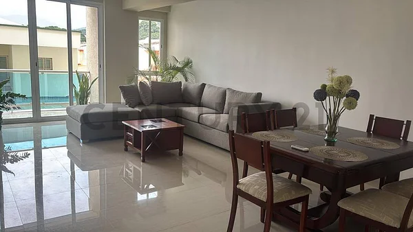 Bright open living room