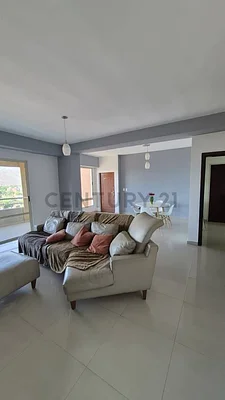 Spacious open-plan living room
