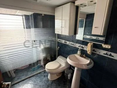 Clean bathroom with shower