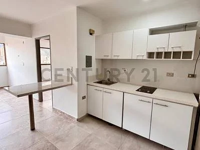 Modern kitchen with island counter