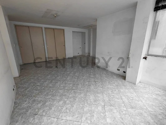 Bright living room with sofa