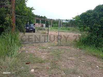 Land boundary markers visible