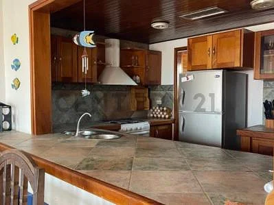 Modern gourmet kitchen island