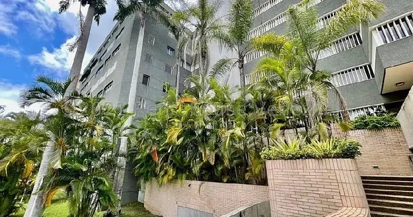 Modern condo exterior facade