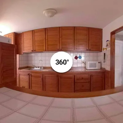 Spacious living room with sofa