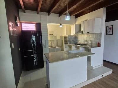 Compact kitchen with appliances