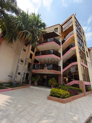 Modern apartment building exterior view