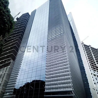 Modern apartment building exterior