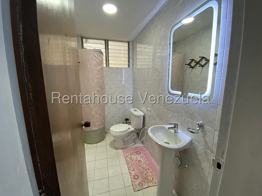 Clean bathroom with shower