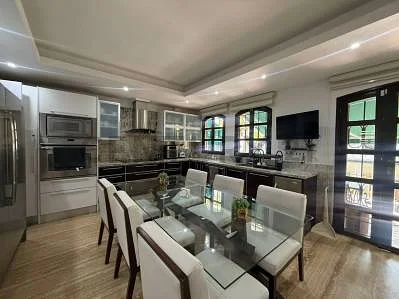 Master bedroom with balcony