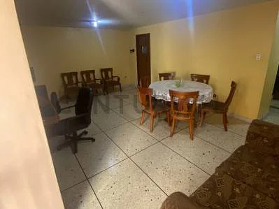 Dining area with table