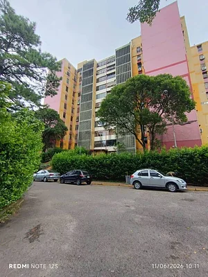 Modern apartment building exterior