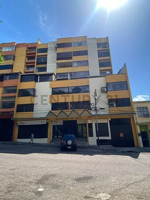 Modern apartment building exterior
