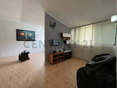 Contemporary kitchen with island