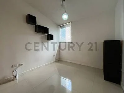 Spacious living area with sofa