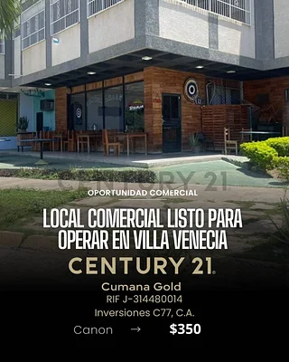 Open commercial area
