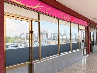 Modern reception desk area