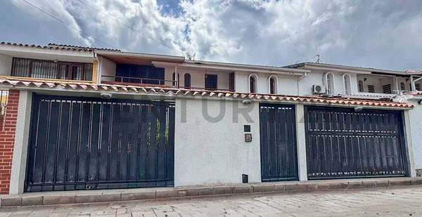 Front view of modern house