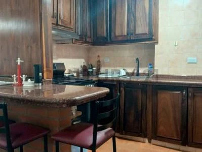 Kitchen counters and cabinets