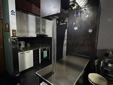 Kitchen counter and appliances view