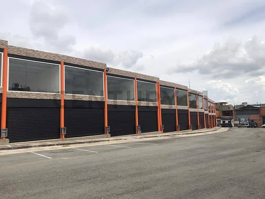 Commercial building front exterior