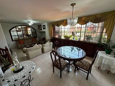 Dining area with table