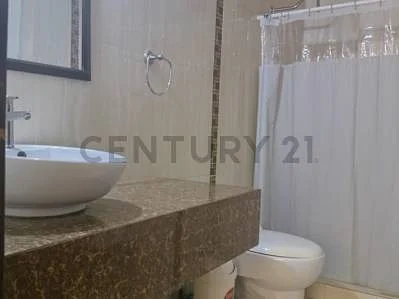 Clean modern bathroom