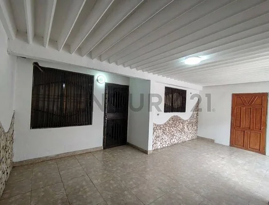 Spacious living room with sofa