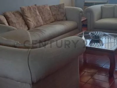 Spacious living room seating