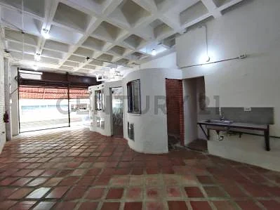 Conference room with table