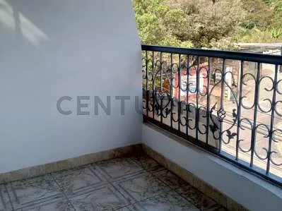 Master bedroom with balcony