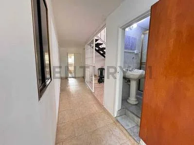 Dining area with table