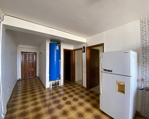 Garage interior with storage