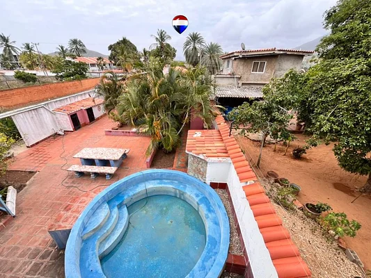 Covered balcony terrace
