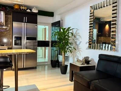 Kitchen counter and cabinets