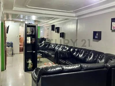 Dining room with table