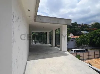 Reception area with desk