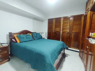 Bedroom with large windows