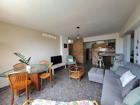 Dining area with table
