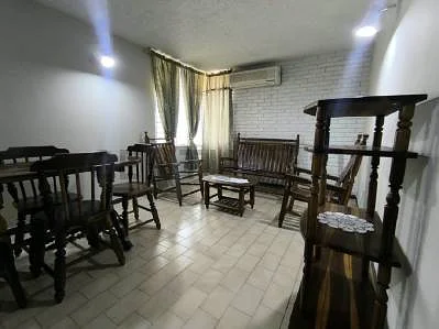 Break room with appliances