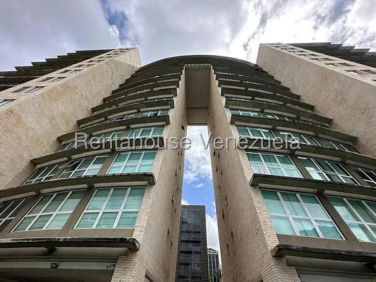 Modern apartment building exterior view