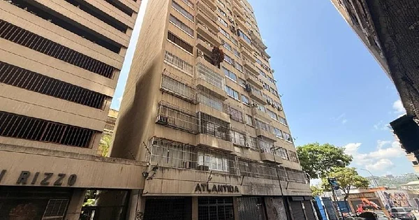 Modern condo exterior view