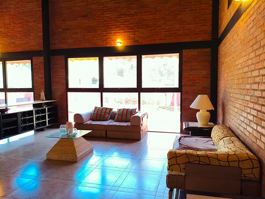 Covered backyard patio