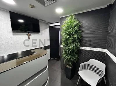 Dining area with table