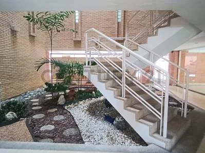 Dining area with table