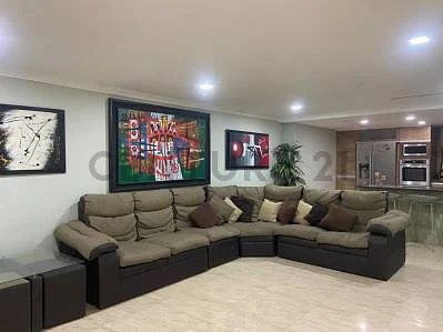 Open kitchen with island