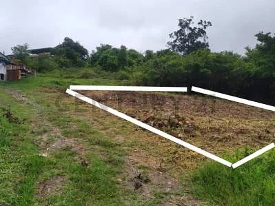 Aerial view of land parcel